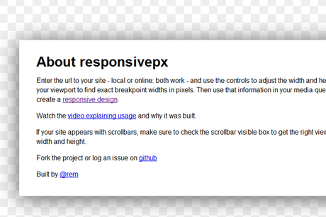 Responsive Mobile Design App per Web Designer