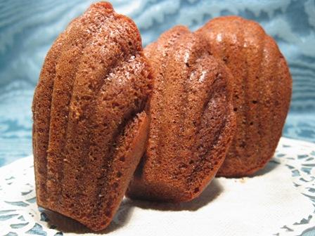 Madeleines al cioccolato per Valentina