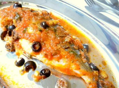 orata al pomodoro  (tsipoura kokkinistì)