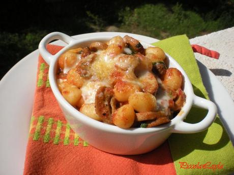 Cocotte di Gnocchetti ai Funghi Gratinati