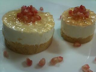 CHEESECAKE SALATO CON GELATINA DI PROSECCO