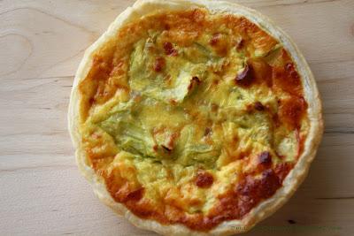 QUICHE CON ZUCCHINE E YOGURT GRECO