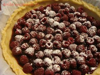 Crostata con lamponi