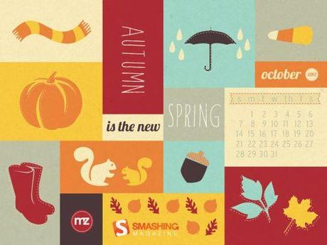 35 wallpaper con il calendario di Ottobre 2012