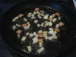 Pasta con Piselli e Bacon