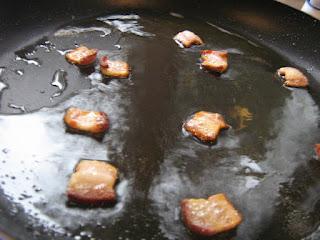 Pasta con Piselli e Bacon