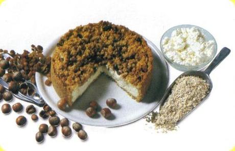 cheesecake con rum e uvetta