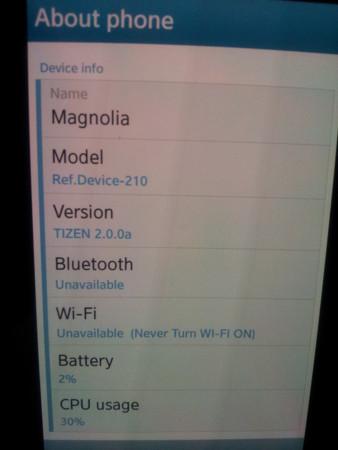 Tizen 2.0 in azione su Samsung GT-I9500 : Le prime foto del nuovo O.S. !