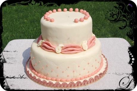 Torta vintage in rosa