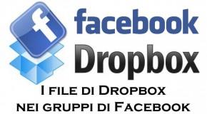 File di Dropbox nei gruppi di Facebook - Logo