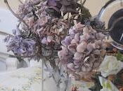 BRICOLAGE: composizione fiori secchi ortensie