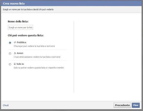 COME INSERIRE UNA PAGINA FACEBOOK IN UNA LISTA DI INTERESSI