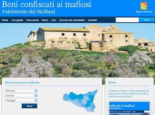 On line i beni confiscati ai mafiosi