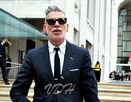 New York Fashion Week Street Style : Nick Wooster