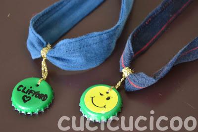 medagliette recuperose - upcycled dog tags