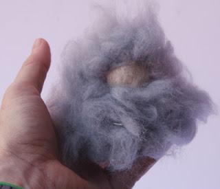 Tutorial gufo in lana cardata