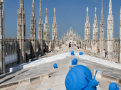 Avvistate chiocciole azzurre guglie Duomo