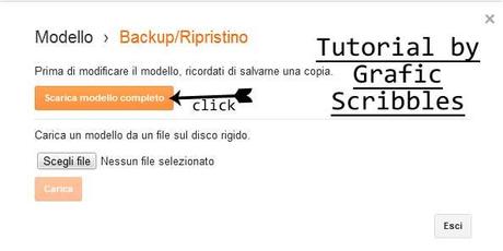 Tutorial: Installare un template made in Grafic Scribbles in Blogger