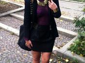 studded leather skirt Trasparent lace