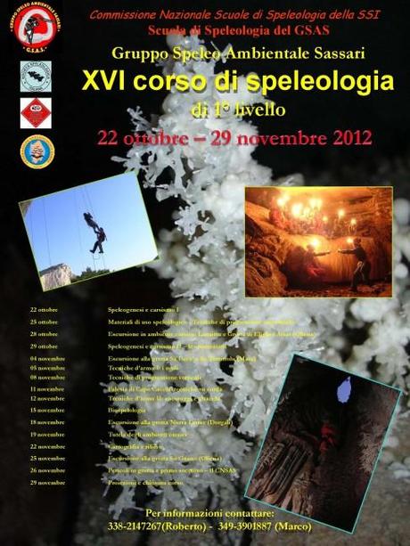 16° Corso di speleologia di primo livello a Sassari