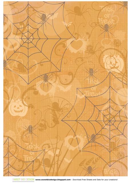 Set di carte per halloween 'Scary Night' - 'Scary Night' halloween paper set