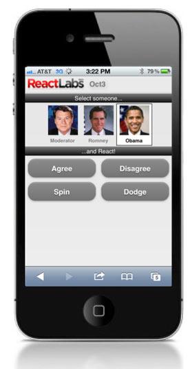 Obama-Romney sondaggio in diretta con React Labs