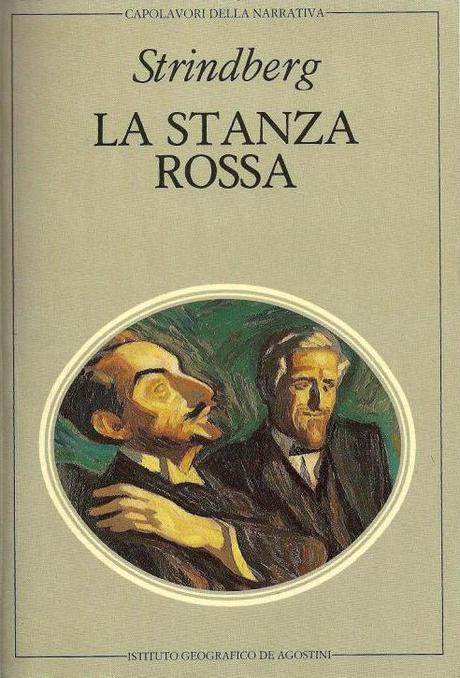 una immagine di Copertina di una vecchia edizione ormai fuori commercio de La stanza rossa di Strindberg su La Sala Rossa: il Mondo Visto da una Camera