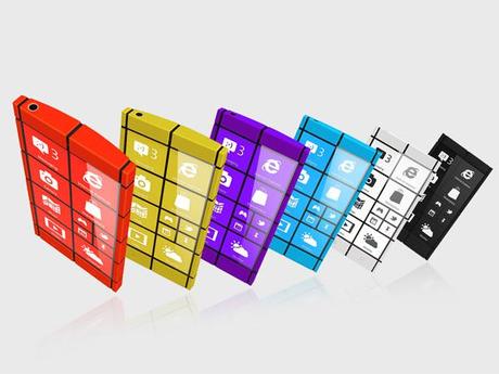 Windows Phone 8 “Kanavos”: un interessante concept dal sapore della Bauhaus di Mondrian