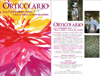 Orticolario 5-6-7 ottobre 2012 Cernobbio