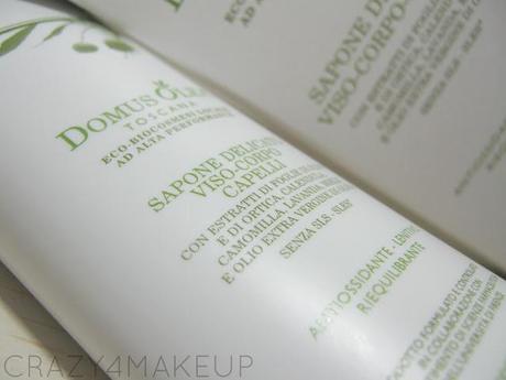 Review DOMUS OLEA TOSCANA Sapone Delicato Viso - Corpo - Capelli