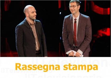 RASSEGNA STAMPA/ Che tempo che fa del lunedì con il ritorno in Rai di Saviano