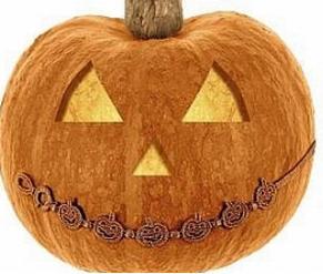 Cruciani crea il braccialetto per Halloween: zucche!!!