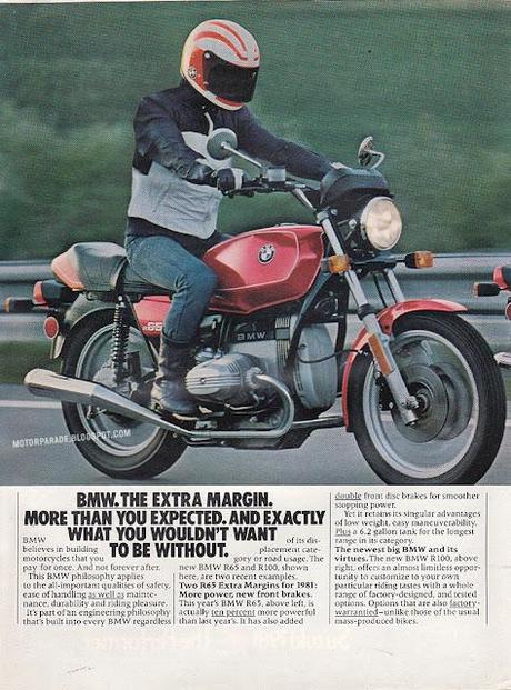 Vintage Brochures: Bmw R65 & R100 1981 (Usa)