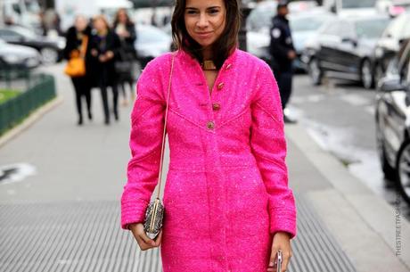 In the Street...Outside Chanel...Paris Fashion Week SS 2013