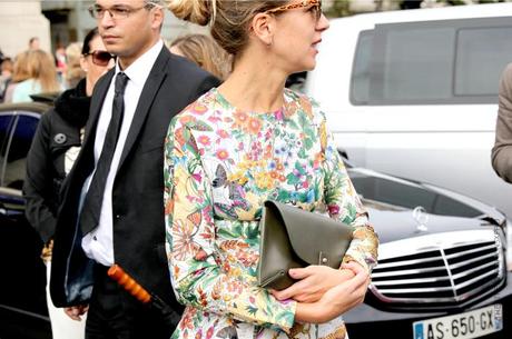 In the Street...Outside Chanel...Paris Fashion Week SS 2013