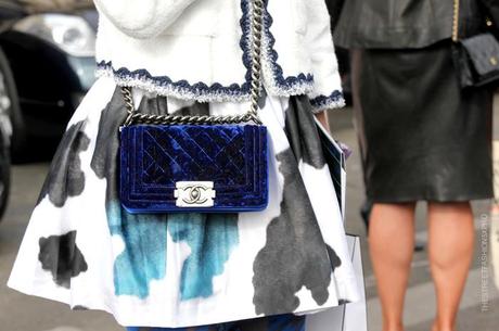 In the Street...Outside Chanel...Paris Fashion Week SS 2013