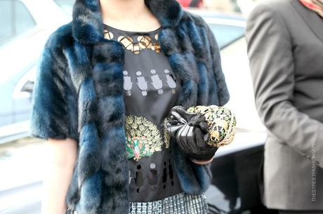 In the Street...Outside Chanel...Paris Fashion Week SS 2013