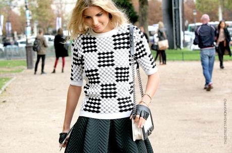 In the Street...Outside Chanel...Paris Fashion Week SS 2013