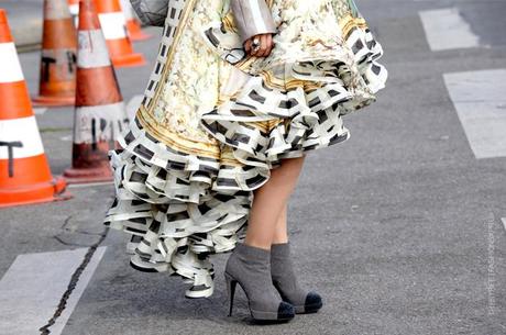 In the Street...Outside Chanel...Paris Fashion Week SS 2013