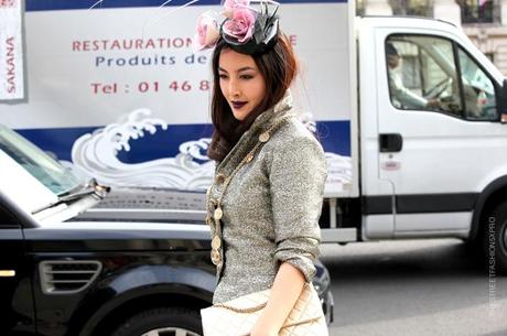 In the Street...Outside Chanel...Paris Fashion Week SS 2013