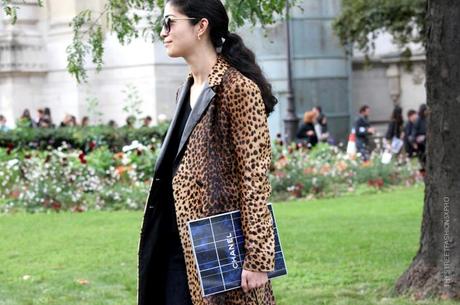 In the Street...Outside Chanel...Paris Fashion Week SS 2013