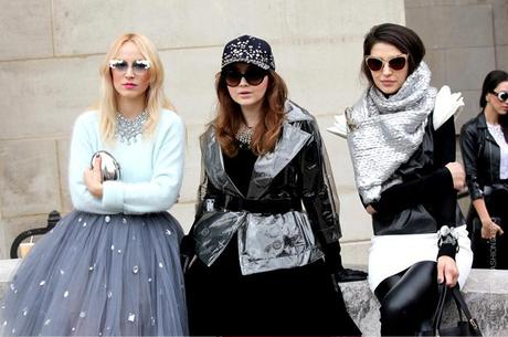 In the Street...Outside Chanel...Paris Fashion Week SS 2013