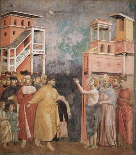 Giotto, San Francesco rinuncia alle vesti