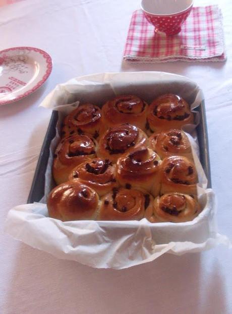 Chelsea Buns ( brioche )