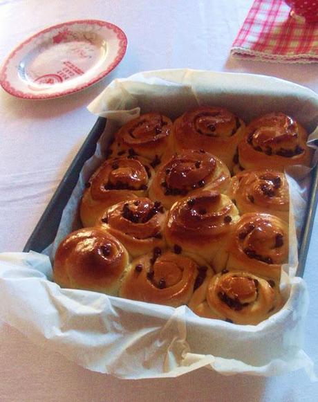 Chelsea Buns ( brioche )