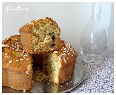 Ciambellone con riso e cioccolato