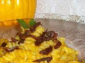 Fusilli alla zucca gialla prosciutto croccante