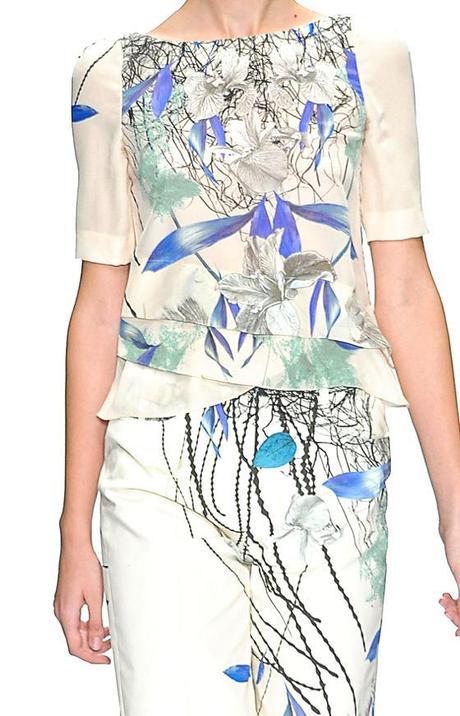 STAMPE E PATTERNS DALLA SETTIMANA DELLA MODA DI PARIGI