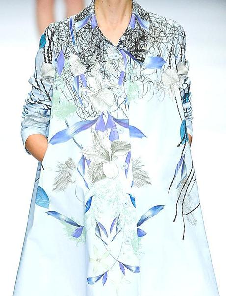 STAMPE E PATTERNS DALLA SETTIMANA DELLA MODA DI PARIGI