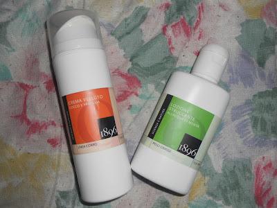 Review: 1896 Cosmetics - Crema velluto e lozione struccante all'acqua di menta